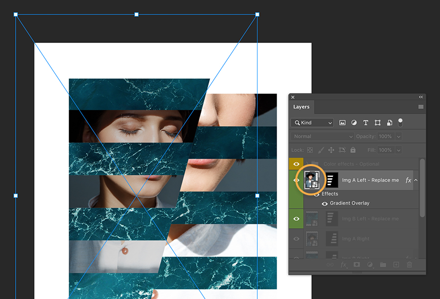 photoshop collage template for mac